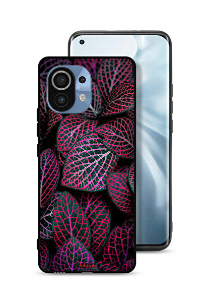 Tolwak غطاء حماية لهاتف شاومي مي 11 بطبعة أوراق سالجا