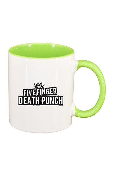 INOVATIX Cana alba personalizata, five finger death punch, interior verde des...