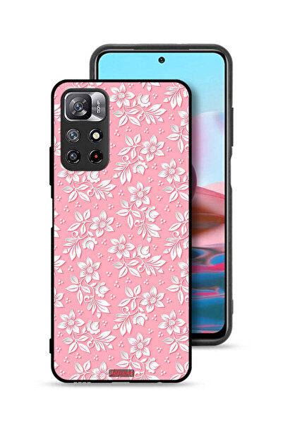 Tolwak غطاء حماية لهاتف شاومي ريدمي نوت 11 4G بنمط خلفية زهور