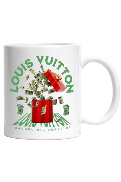 INOVATIX Personalized white mug, _Louis Vuitton_ - Millionaire's Gift, INOVAT...