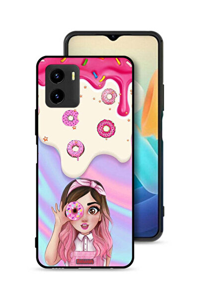 Tolwak غطاء حماية لهاتف Vivo Y15s يحمل دونات