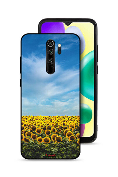 Tolwak غطاء حماية لهاتف شاومي ريدمي نوت 8 برو، عباد الشمس تحت السماء