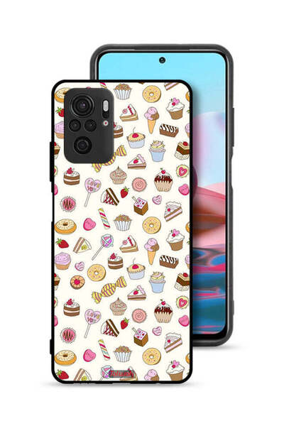 Tolwak غطاء حماية لهاتف شاومي ريدمي نوت 10S بنمط العناصر المفضلة