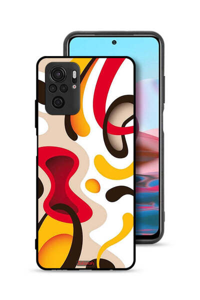 Tolwak Xiaomi Redmi Note 10 4G Protective Case Cover Pattern