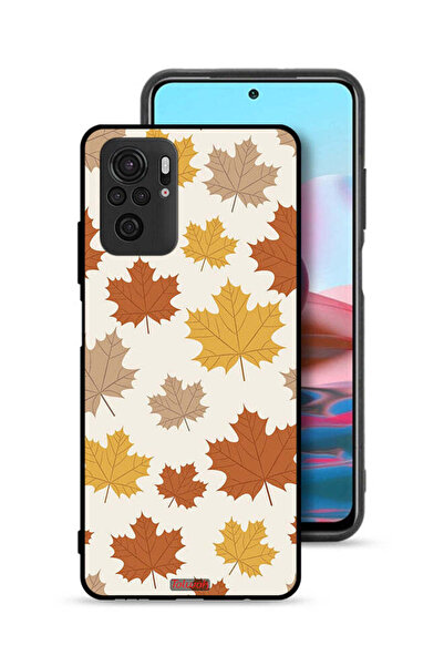 Tolwak Xiaomi Redmi Note 10S Protective Case Cover Autumn Leaves