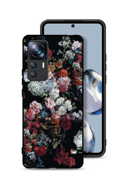 Tolwak غطاء حماية لهاتف شاومي 12T Pro بنقشة ورود عتيقة