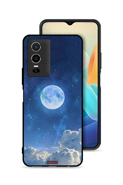 Tolwak Vivo Y76 5G Protective Case Cover Moon Clouds
