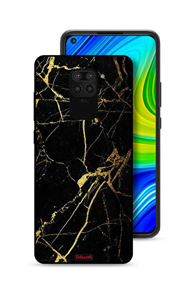 Tolwak غطاء حماية لهاتف شاومي ريدمي نوت 9 - رخامي متصدع