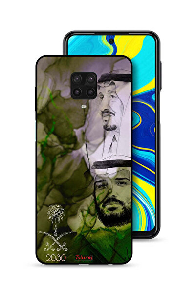 Tolwak غطاء حماية لهاتف شاومي ريدمي نوت 9S، ملصق فني للملك سلمان وولي العهد محمد