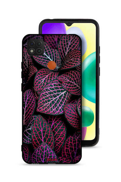 Tolwak غطاء حماية لهاتف شاومي ريدمي 9 سي بنقشة أوراق سالجا