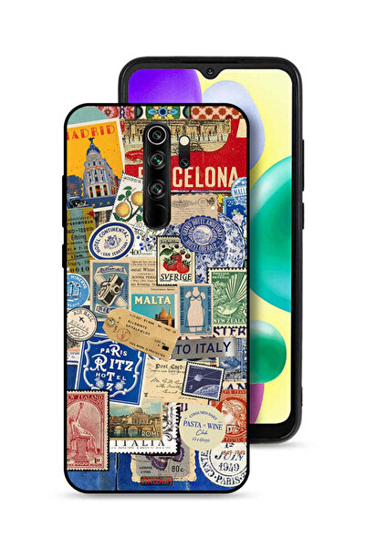 Tolwak ملصقات غطاء حماية لهاتف شاومي ريدمي نوت 8 برو لمدن مختلفة