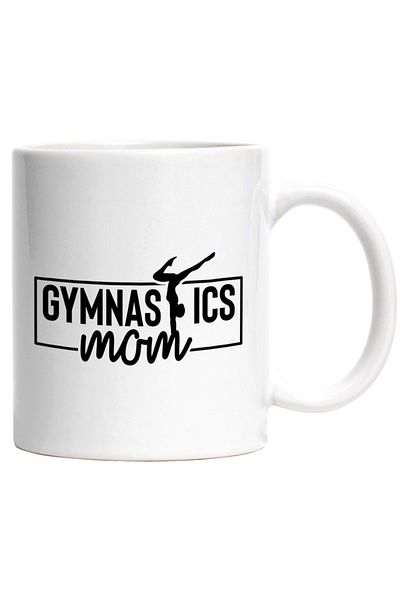 INOVATIX Personalized white mug, for a mother who is passionate about gymnastics - sports, INOVATIX®. 330ml
