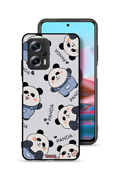 Tolwak غطاء حماية لهاتف شاومي ريدمي نوت 11T برو بلس 5G بنمط الباندا