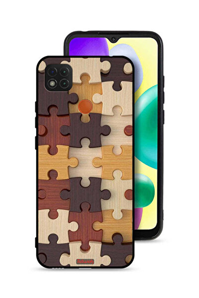 Tolwak غطاء حماية لهاتف شاومي ريدمي 9 سي بنمط خشبي