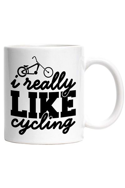 INOVATIX Personalized white mug, a bicycle for true cycling enthusiasts, INOVATIX®. 330ml