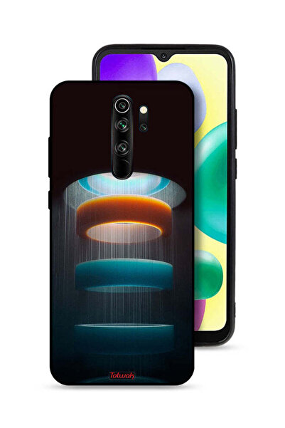 Tolwak Xiaomi Redmi Note 8 Pro Protective Case Cover Rings Art Pattern
