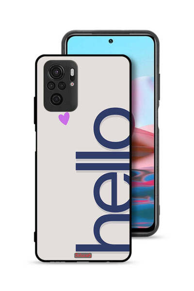 Tolwak Xiaomi Redmi Note 10S Protective Case Cover Hello