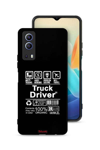 Tolwak غطاء حماية لهاتف Vivo iQOO Z3 5G، ملصق سائق شاحنة