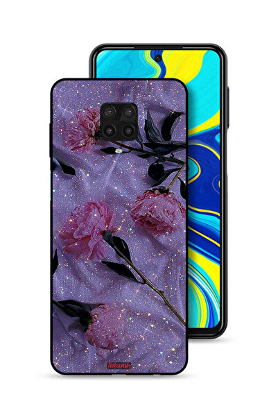 Tolwak غطاء حماية لهاتف شاومي ريدمي نوت 9 برو - ورود لامعة