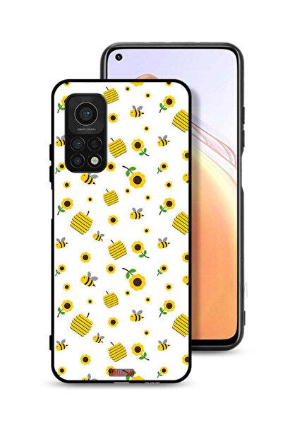 Tolwak غطاء حماية لهاتف شاومي مي 10T 5G بطبعة عباد الشمس والنحل