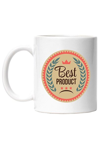 INOVATIX Cana alba personalizata, Mesaj In Engleza Best Product, Spic, Stele,...