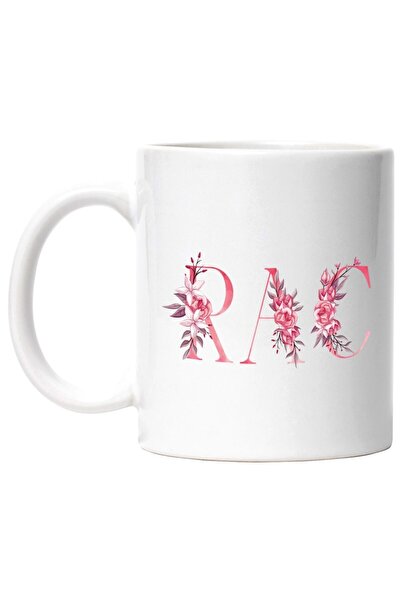 INOVATIX Εξατομικευμένη λευκή κούπα, Όνομα Καρκίνου, Λουλουδάτη, Πολύχρωμη, Δ...