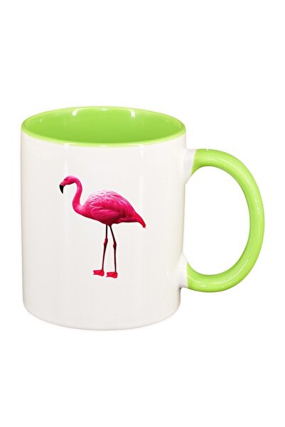 INOVATIX Cana alba personalizata, Pelican, interior verde deschis, D419, INOV...