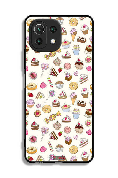 Tolwak Xiaomi Mi 11 Lite Protective Case Cover Pattern Of Favorite Items