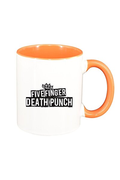 INOVATIX Εξατομικευμένη λευκή κούπα, διάτρηση θανάτου με πέντε δάχτυλα, πορτο...