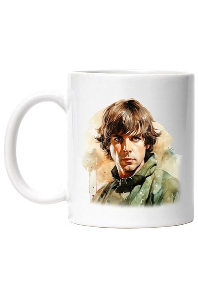 INOVATIX Personalized white mug, Luke Skywalker, Star Wars, Fictional Character, INOVATIX®. 330ml