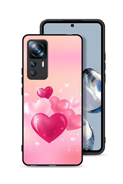 Tolwak Xiaomi 12T Pro Protective Case Cover Beautiful Hearts Art