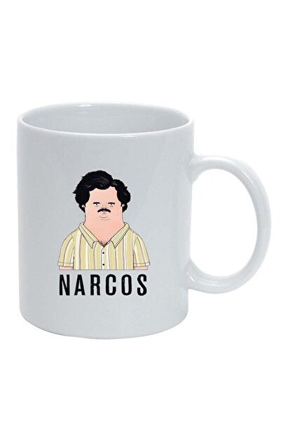INOVATIX Персонализирана бяла чаша, Наркос - Пабло Ескобар, бяла, D1342, INOV...