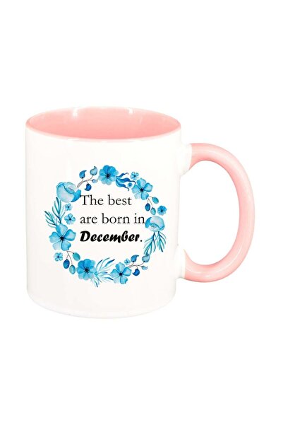 INOVATIX Cana alba personalizata, Flori, The best are born in..., interior ro...