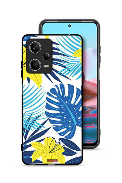 Tolwak غطاء حماية لهاتف شاومي ريدمي نوت 12 برو برسومات الريش والزهور