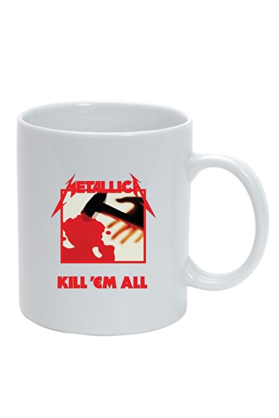 INOVATIX Εξατομικευμένη λευκή κούπα, Metallica, λευκή, D1445, INOVATIX®. 330ml