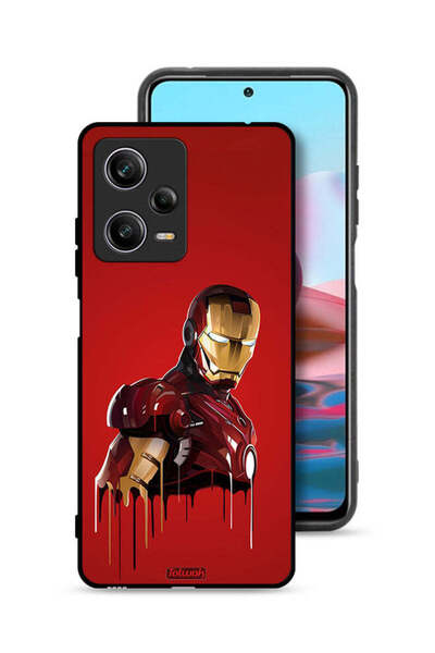Tolwak غطاء حماية لهاتف شاومي ريدمي نوت 12 برو برسومات الرجل الحديدي