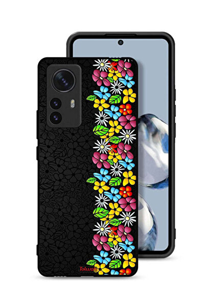 Tolwak غطاء حماية لهاتف شاومي 12 فلاورز لاين