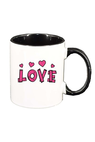 INOVATIX Cana alba personalizata, Love, alb, D339, INOVATIX®. 330ml