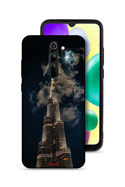 Tolwak غطاء حماية لهاتف شاومي ريدمي نوت 8 برو برج خليفة في الليل