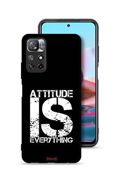Tolwak غطاء حماية لهاتف Xiaomi Redmi Note 11 4G - Attitude Is Everything