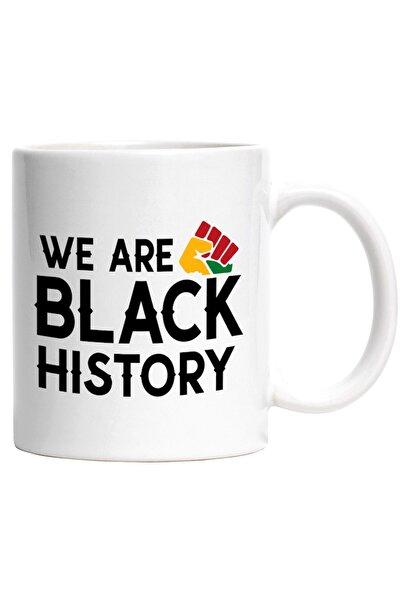 INOVATIX Cana alba personalizata, pentru persoanele de culoare in engleza - istorie neagra, INOVATIX®. 330ml