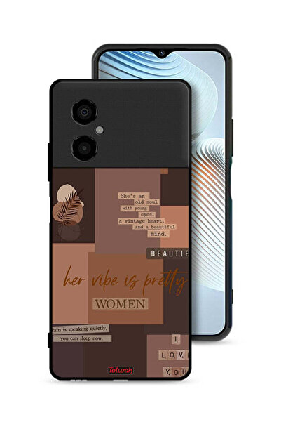 Tolwak Xiaomi Poco M4 5G Protective Case Cover Adventurer Women