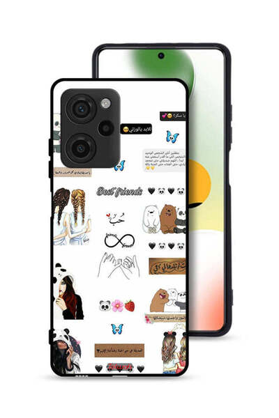 Tolwak جراب حماية لهاتف شاومي بوكو X5 برو مع اقتباسات وملصقات باللغة العربية