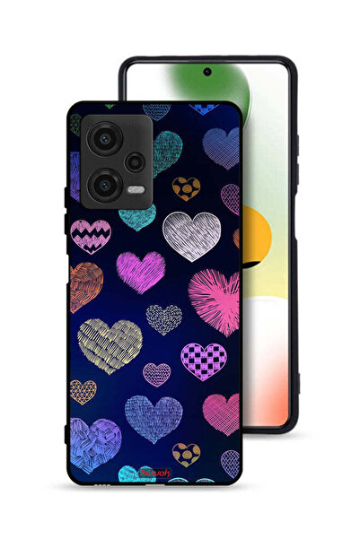 Tolwak غطاء حماية لهاتف شاومي بوكو X5 بنقشة قلوب داجا