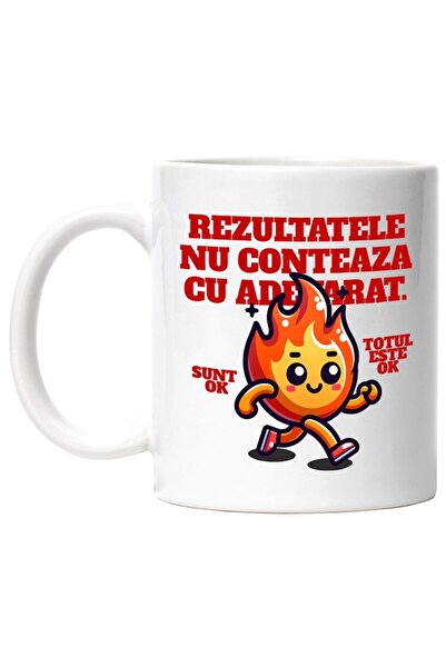 INOVATIX Cana alba personalizata, Rezultatele Nu Conteaza cu Adevarat - Sunt ...