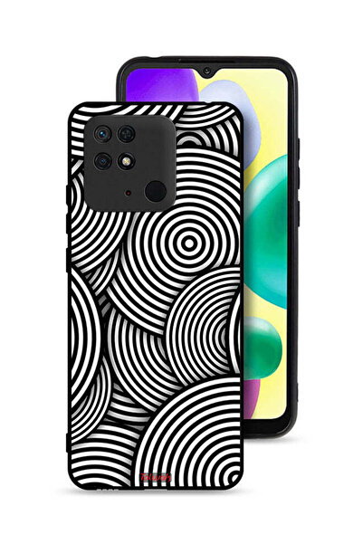 Tolwak غطاء حماية لهاتف شاومي ريدمي 10 سي بنمط دوائر وهمية