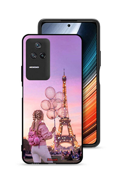 Tolwak غطاء حماية لهاتف شاومي ريدمي كي 50 برو - فتاة تحمل بالونات