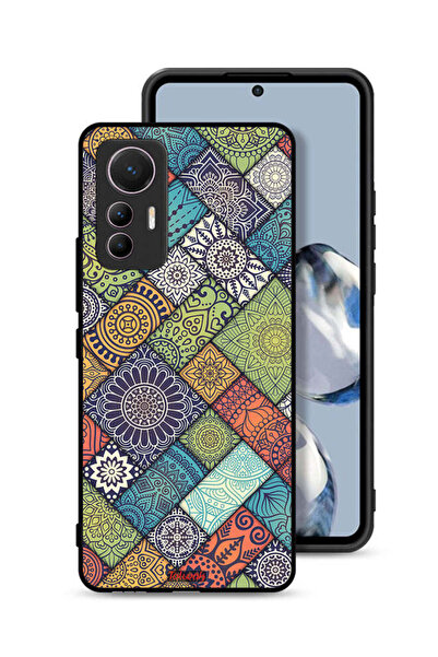 Tolwak غطاء حماية لهاتف شاومي 12 لايت بنمط ماندالا