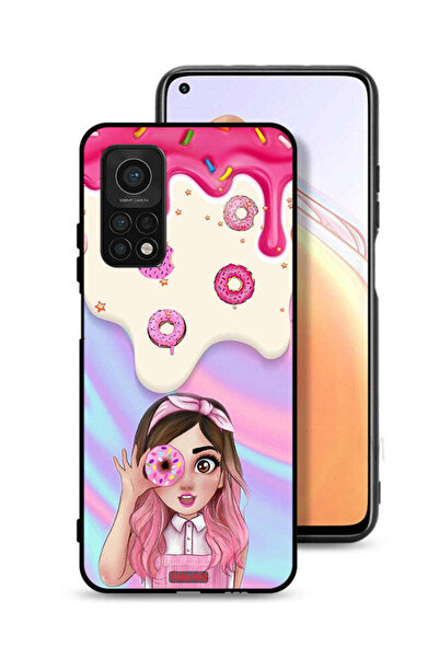 Tolwak غطاء حماية لهاتف شاومي مي 10T 5G يحمل دونات