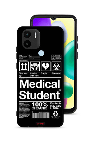 Tolwak غطاء حماية Xiaomi Redmi A1 Plus ملصق طالب الطب